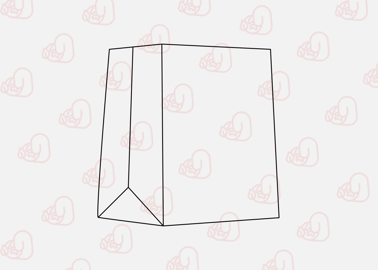 Modelos de bolsas de papel con fondo cuadrado