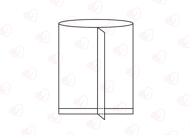 Bolsa con sello central (bolsa tipo almohada)