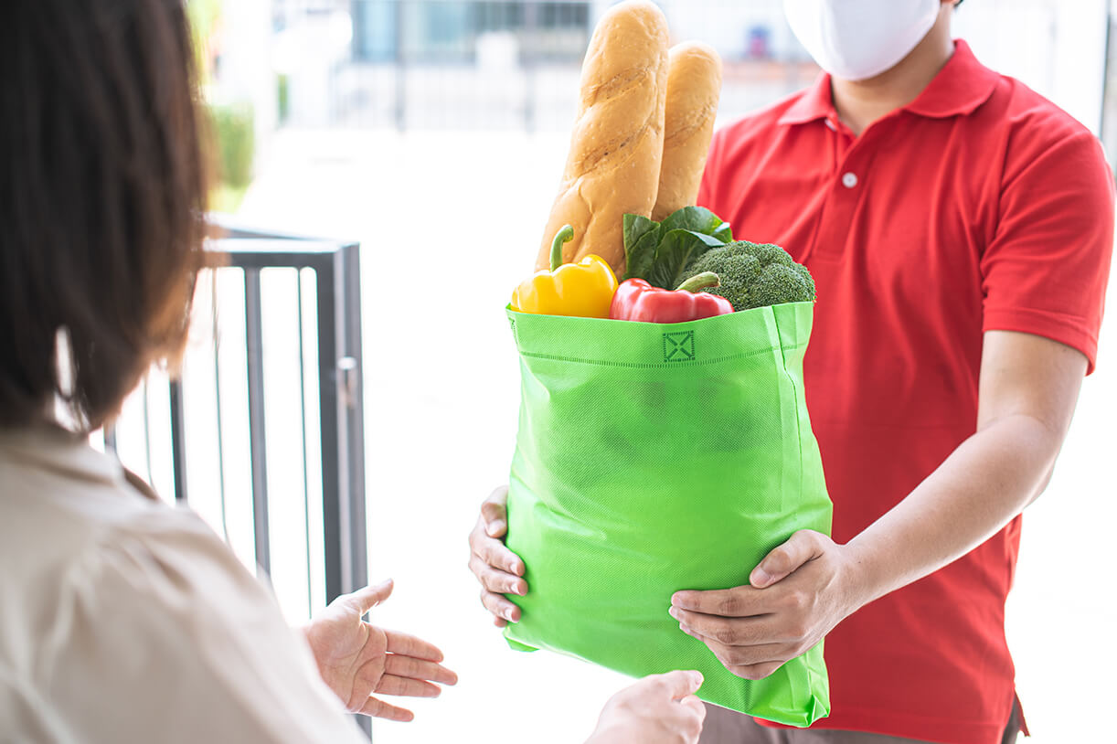 Bolsa de transporte no tejida