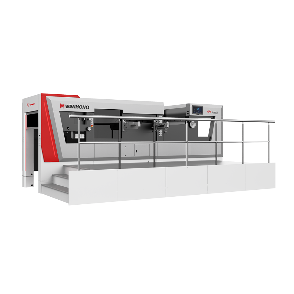 Máquina automática de corte y arrugas